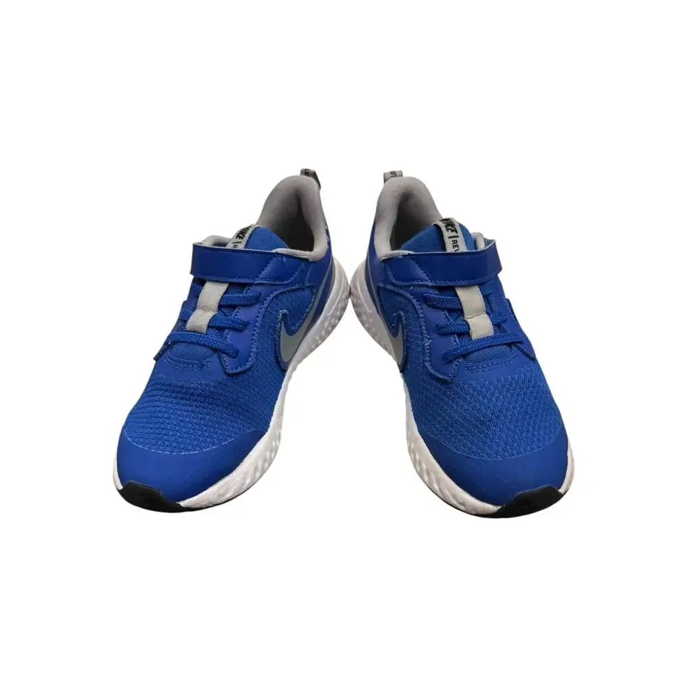 Nike Revolution 6 FlyEase Blue Running Sneakers Youth 1Y BQ5672-403